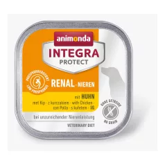   Animonda | Integra Protect Renal | diétás alutálcás nedves eledel veseműködés támogatására felnőtt kutyáknak, csirke ízesítéssel – 150 g