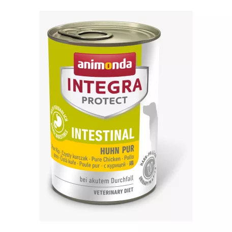 Animonda | Integra Protect Intestinal | diétás konzerv érzékeny emésztés és bélrendszeri problémák esetére felnőtt kutyáknak, csirke ízesítéssel – 400 g