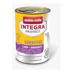   Animonda | Integra Protect Sensitive | diétás konzerv táplálék-intolerancia esetére felnőtt kutyáknak, bárány és amaránt ízesítéssel – 400 g