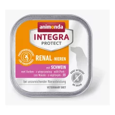   Animonda | Integra Protect Renal | diétás alutálcás nedves eledel veseműködés támogatására felnőtt kutyáknak, sertés ízesítéssel – 150 g