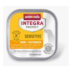   Animonda | Integra Protect Sensitive | diétás alutálcás nedves eledel táplálék-intolerancia esetére felnőtt kutyáknak, csirke - paszternák ízesítéssel – 150 g
