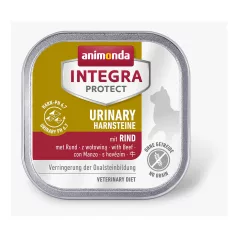   Animonda | Integra Protect Urinary Oxal | diétás alutálcás nedves eledel oxalát húgykövesség esetére felnőtt macskáknak, marha ízesítéssel – 100 g