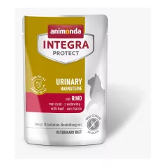   Animonda | Integra Protect Urinary Struvit | diétás alutasakos nedves eledel struvit húgykövesség esetére felnőtt macskáknak, marha ízesítéssel – 85 g