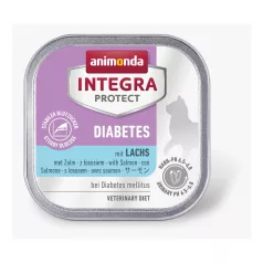   Animonda | Integra Protect Diabetes | diétás alutálcás nedves eledel cukorbetegség esetére felnőtt macskáknak, lazac ízesítéssel – 100 g