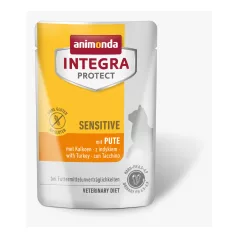   Animonda | Integra Protect Sensitive | diétás alutasakos nedves eledel táplálék-intolerancia esetére felnőtt macskáknak, pulyka ízesítéssel – 85 g