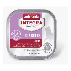   Animonda | Integra Protect Diabetes | diétás alutálcás nedves eledel cukorbetegség esetére felnőtt macskáknak, marha ízesítéssel – 100 g