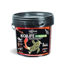  Haquoss | KOILIFE SPIRULINA | – Spirulinás lebegő haltáp koi pontyok és tavi díszhalak számára – 5liter / 1,75kg.
