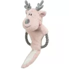 Trixie | Xmas reindeer with rope-Xmas játék Plüss szarvas kötélen - 47cm
