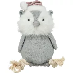   Trixie Xmas | Owl with Rope plüss-játék – 31 cm, karácsonyi kollekció