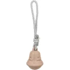Trixie Xmas | Csengő kötélen – natúr gumi/kötél, 12 / 36 cm, bézs