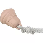 Trixie Xmas | Csengő kötélen – natúr gumi/kötél, 12 / 36 cm, bézs
