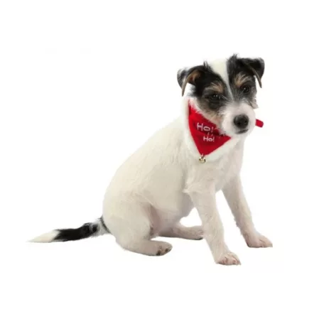 Trixie | Xmas Collar with Neckerchief Necki | Sálas nyakörv (Xmas,piros) M-L - 45-55 cm/25 mm