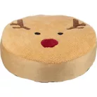 Trixie Xmas Elk kerek karácsonyi hangulatú ágy – világos barna, Ø 60 cm