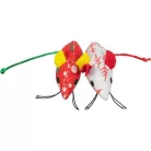 Trixie Xmas plüss egérkék (plüss, piros/fehér) macskáknak – 7 cm
