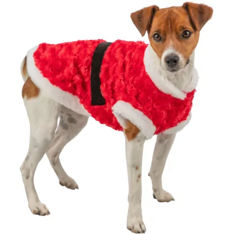 Trixie Xmas | Santa Coat Mikulás-ruha – XS (30 cm), piros, karácsonyi kollekció