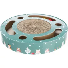   Trixie Xmas | Kaparódob játék – Ø 33 cm × 5,5 cm, karácsonyi kollekció
