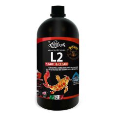   Haquoss | L2 START & CLEAN | – Indító és víztisztító baktériumkeverék kerti tavakhoz – 1000 ml