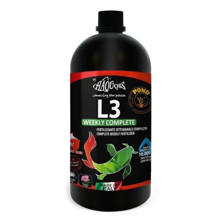 Haquoss | L3 WEEKLY COMPLETE | – Teljes körű heti növénytáp kerti tavakhoz – 1000 ml