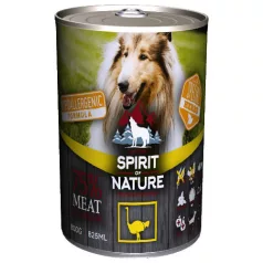   Spirit of Nature | Hypoallergenic | Felnőtt kutyáknak | Konzerv | Strucc - 800 g