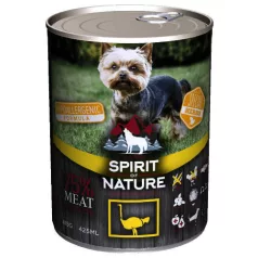   Spirit of Nature | Hypoallergenic | Felnőtt kutyáknak | Konzerv | Strucc - 415 g