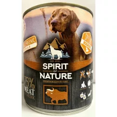   Spirit of Nature Hypoallergenic Dog Buffalo | Gabonamentes hipoallergén nedvestáp bivalyhússal felnőtt kutyák részére – 800 g