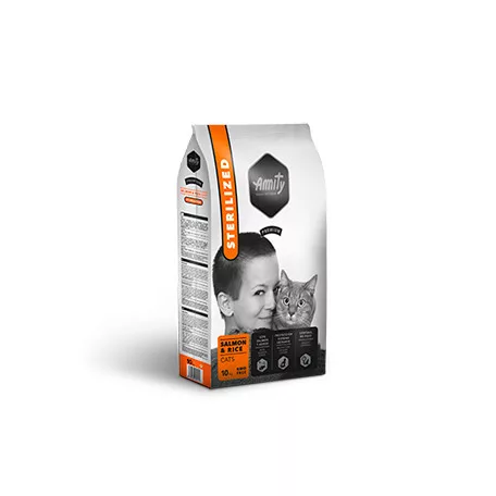 Amity Premium Cats Salmon Sterilized 10 kg macskatáp