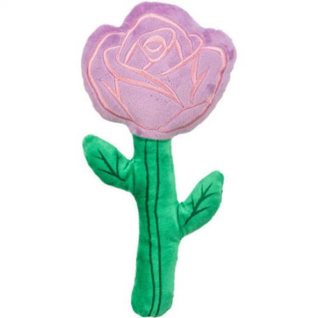 Trixie | Valentin napi plüss játék – rózsa forma (lila) – 28 cm