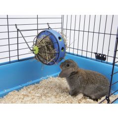   SAVIC | Bunny Toy Hay and Snack Feeder - széna és snack etető nyulak részére (kék színben) - Ø20cm