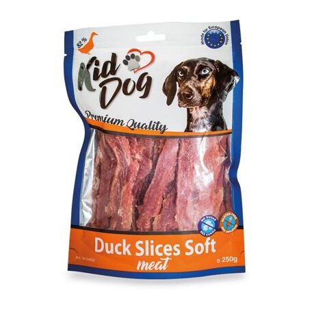 KidDog | Duck Slices Soft Meat| Kutyáknak | Jutalomfalat | Kacsa - 250 g