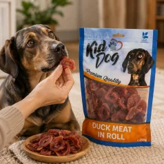   KIDDOG | Duck Meat in rings | Puha kacsahús karikák kutyáknak – 250 g
