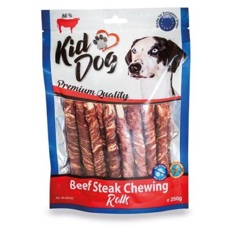 KIDDOG | marha steak bivalyudacskákon – 8mm/12cm - 250 g
