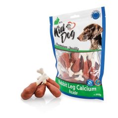   KidDog | Kutyáknak | Jutalomfalat | Nyúl comb alakú | Nyúl, Kálciumos csont  - 250 g