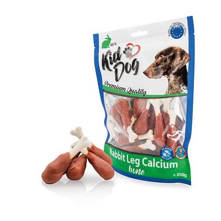 KidDog | Kutyáknak | Jutalomfalat | Nyúl comb alakú | Nyúl, Kálciumos csont  - 250 g