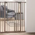 Savic | Dog Barrier Door – 107 cm | biztonsági elválasztó- és térelhatároló kutyáknak – fekete, 74–84 × 107 cm