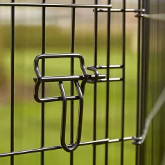   Savic | Dog Park 1 | stabil, variálható kutyakerítés – fekete, 61 × 61 cm