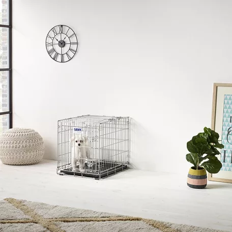 Savic | Dog Residence 61 cm | összecsukható fém szobakennel kutyáknak – 63 × 46,5 × 53 cm