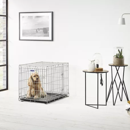 Savic | Dog Residence 76 cm | összecsukható fém szobakennel kutyáknak – 78 × 53,5 × 60,5 cm