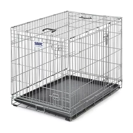 Savic | Dog Residence 91 cm | összecsukható fém szobakennel kutyáknak – 93 × 61 × 68 cm