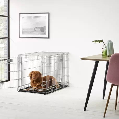 Savic | Dog Residence 91 cm | összecsukható fém szobakennel kutyáknak – 93 × 61 × 68 cm
