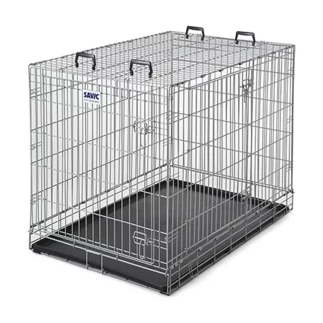 Savic | Dog Residence 118 cm | összecsukható fém szobakennel kutyáknak – 118,5 × 77 × 82,5 cm