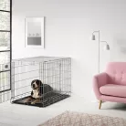 Savic | Dog Residence 118 cm | összecsukható fém szobakennel kutyáknak – 118,5 × 77 × 82,5 cm