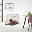 Savic | Dog Residence Mobile 91 cm | összecsukható fém szobakennel kutyáknak – szürke, 91 × 61 × 71 cm