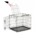 Savic | Dog Cottage 50 cm | összecsukható fém szobakennel kutyáknak – fekete, 50 × 30 × 36,5 cm