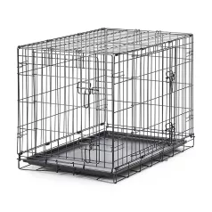   Savic | Dog Cottage 76 cm | összecsukható fém szobakennel kutyáknak – fekete, 76 × 49 × 55 cm