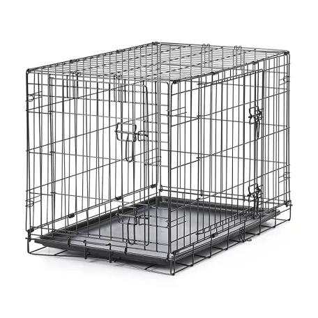 Savic | Dog Cottage 76 cm | összecsukható fém szobakennel kutyáknak – fekete, 76 × 49 × 55 cm