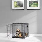 Savic | Dog Cottage 91 cm | összecsukható fém szobakennel kutyáknak – fekete, 91 × 57 × 62 cm