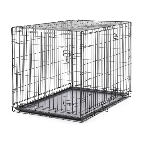 Savic | Dog Cottage 107 cm | összecsukható fém szobakennel kutyáknak – fekete, 107 × 72 × 79 cm