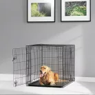 Savic | Dog Cottage 107 cm | összecsukható fém szobakennel kutyáknak – fekete, 107 × 72 × 79 cm