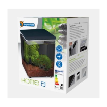 SuperFish | HOME 8 AQUARIUM BLACK - 8 L