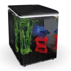   SUPERFISH | HOME 8 AQUARIUM BLACK | Akvárium, fekete színben - 8 L